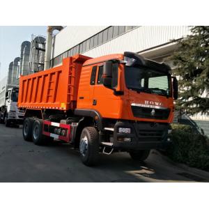 China HOWO Dump Truck Sinotruk 371HP TXcab Sunset Orange ZZ3257N384GB1 on sale