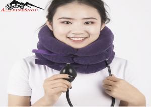 China Inflatable Cervical Collar / Air Pump Cervical Traction Collar For Neck Brace on sale