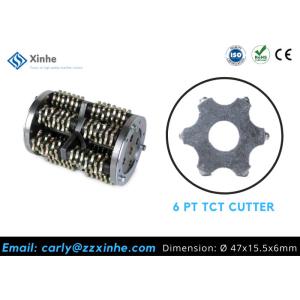 12pt TCT Carbide Cutter 12 Point Milling Teeth On Multi Plane Milling Scarifiers