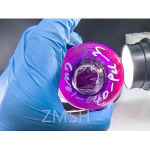 Artificial Violet Purple Raw Sapphire Al2O3 Gem For Decoration Earring Necklace