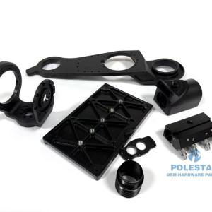 Precision CNC Anodized Aluminum Parts Corner Joints For Solar Panel Frames