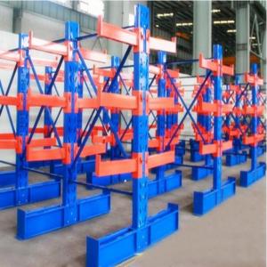 Cheap Warehouse High Capacity Cantilever Material Racks For Heavy Pipe / Lumber for sale