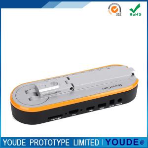 Cheap Rapid Prototype CNC Machining ABS Plastic Part in Silver and Yellow for sale