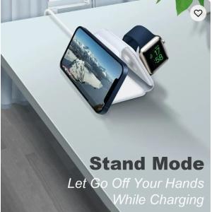 15W Magnetic Folding Wireless Charger for iPhone AirPods and Watch 3 Multiple