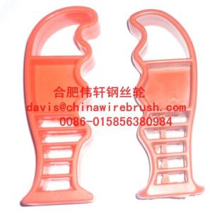 Brass Wire Scratch Brushes with Plastic Handle