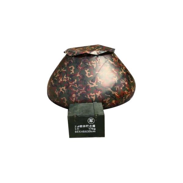 Military Emergency Storage Tarpaulin Water Tank Camo Color 5000L Volume Water