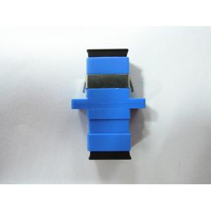 Cheap SC Simplex / Multimode Adapter ABS/PBT, Optical Fiber Socket with Plastic Housing for sale