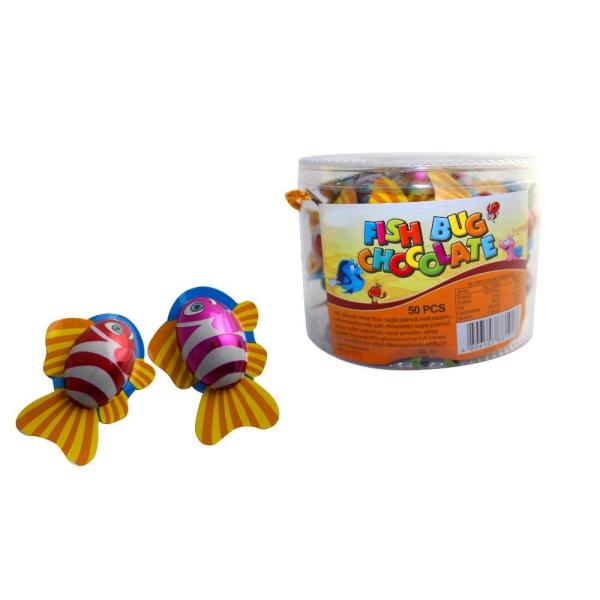 Quality Fish Bug Animal Shaped Chocolates With Interesting Pattern HACCP Approved wholesale