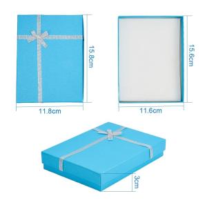 Blue Color Design Flexo Printing Cardboard Storage Boxes