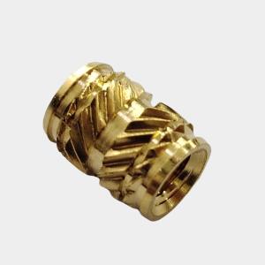 M2 M3 M4 M5 M6 M8 Brass Threaded Insert Nut Knurled Inserts Nut for CNC Turning
