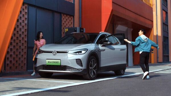 2023 2024 VW ID4 ID6 Crozz Pure Ev Car 600Km High Speed Electric Vehicle Maximum Speed 160 L*W*H mm 4891*1848*1679mm
