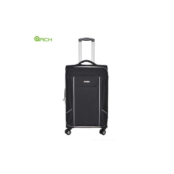 Quality Classic Tapestry Trolley Bag Soft Sided Luggage with Double Spinner Wheels wholesale