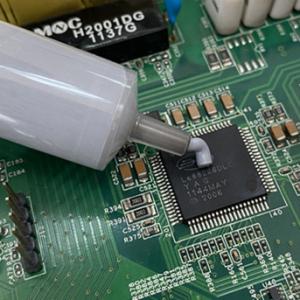 Non Vulcanized Heat Sink Thermal Grease Silicone Silver Gray