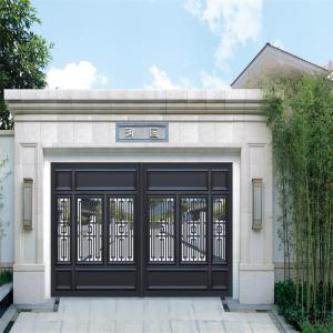 Cheap Smart Profile Cast Aluminum Gate Security Doors For Villa Garden for sale