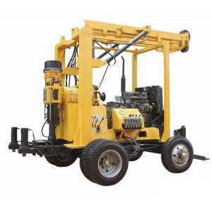 Multifunctional Trailer Mounted Water Well Drilling Rig With 80 Rpm Rotation