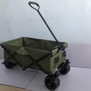 Garden Folding Multipurpose Cart Outdoor Folding Wagon With Big Wheels