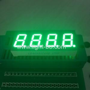 Cheap Four Digit 7 segment Numeric LED Display 0.4 inch pure green for temperature control for sale