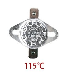 KSD301 Bimetal Thermostat 250V 10A Multi-Temperature Thermal Switch