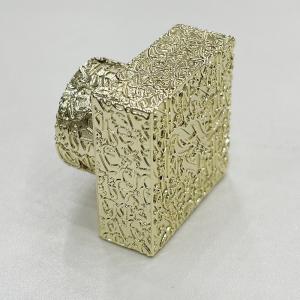 Square Zamak Perfume Caps With Customized Features Die Casting Process