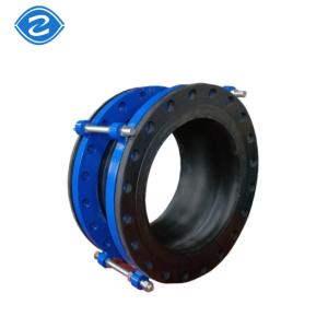 Fully End-Sealed Flanged Rubber Bellows Roof Flexible Epdm Single Sphere