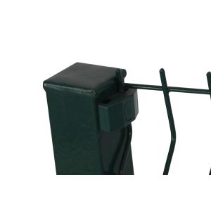 Iron 3d V Mesh Curved Wire Mesh Fence Powder Coated