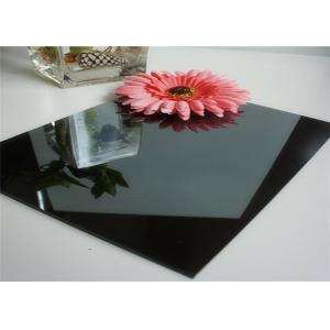 China 4mm - 8mm Thickness Black Reflective Glass / Clear Reflective Glass For Schools on sale