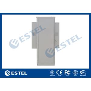 Aluminum Double Wall Outdoor Telecom Cabinet IP55 1 Unit PDU With Front Rear