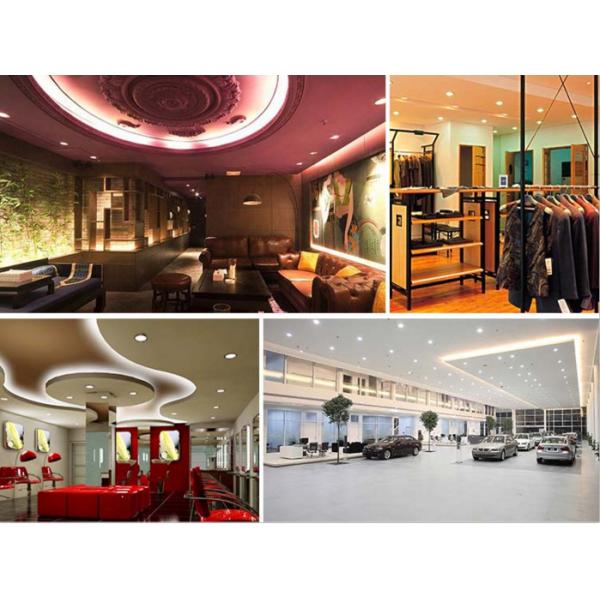 Triple - Head Square Tiltable LED Recessed Downlight Low Heat Sink 21 Watt