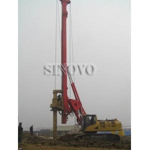 Max Torque 220kN.m CAT Chassis Foundation Machinery Bored Hydraulic Piling Rig