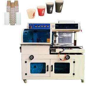 China 1.5KW POF PE Shrink Film Plastic Cup Packaging Machine 15-30 Bags / Min on sale