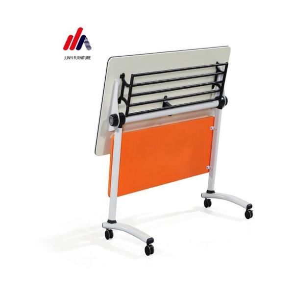 Quality Foldable Conference Room Table Stand Workstation Desk with E1 MDF/MFC Melamine Board wholesale