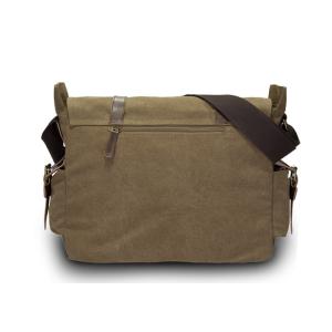 High Grade Cotton Canvas Mens Crossbody Computer Bag Waterproof SLR Camera Bag