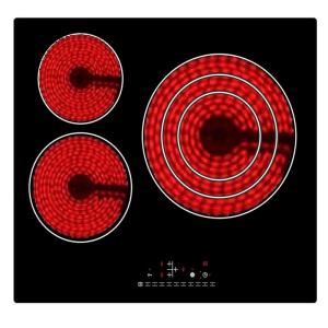 China 6600w ceramic hob ,30cm big cooking burner ceramic hob ,GS,CE,ROHS,ETL,SAA,CB,KC standard ceramic cooktop on sale