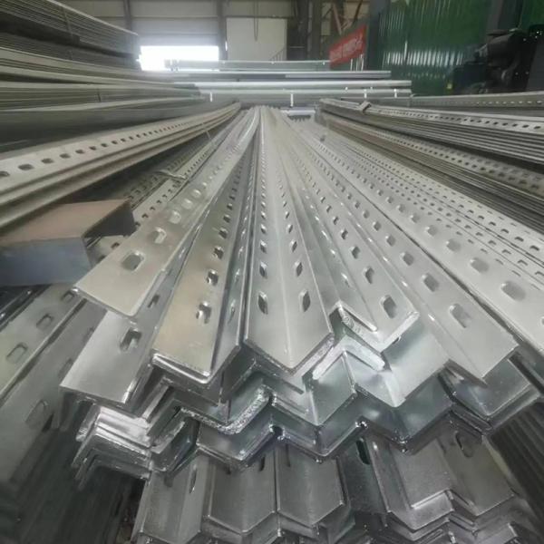 Racking Metal Galvanised Slotted Angle Channel Beam Support Shockproof