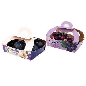 Cheap Paperboard Fruit And Vegetable Packaging Boxes With Glossy Matt Surface Finish for sale