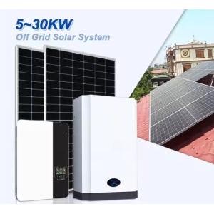 China Solar Panel Kit System 5Kva Solar Power System With Lithium Battery on sale China Solar Panel Kit System 5Kva Solar Power System With Lithium Battery on sale