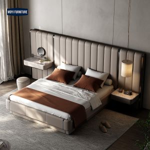 Sample Soft Bed Master Bedroom Light Luxury Dressing Table Bedside Table