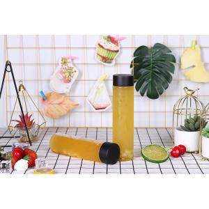 Leakproof PET Clear Handle Milk Tea Bottles for B2B