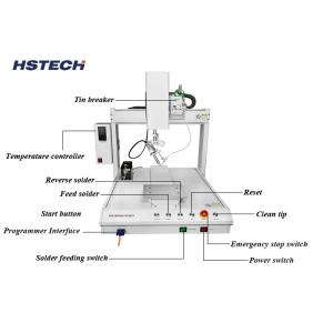 Double Soldering Head Robotic Soldering Station For Consistent Soldering Results