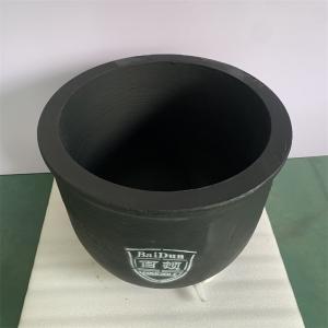 Large Round Zinc Fusing Crucible Chemical Resistance Good Thermal Shock