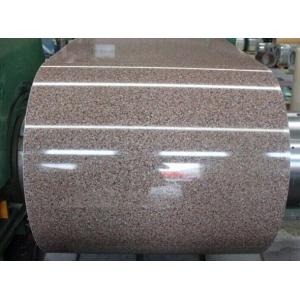 China 430 Marbling Pattern PVDF Painted Steel Coil on sale