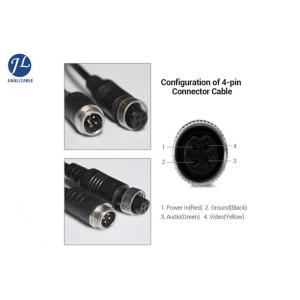 4 Copper Pin Connector Extension Aviation Cable With Waterproof Jacket