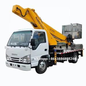 ISuzu 27 Meter High Altitude Work Truck Telescopic Arm Work Platform Truck