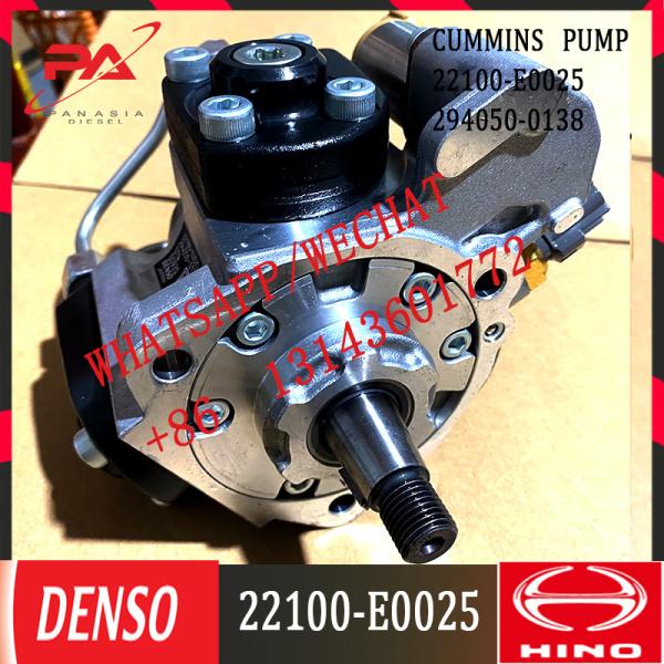 Quality Genuine High Pressure Fuel Pump 294050-0138 For Hino J08E 22100-E0025 22100E0025 wholesale