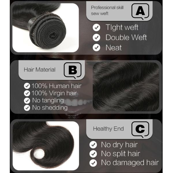 Cuticle Aligned Brazilian Remy Unprocessed Hair Without Any Chemical Treated