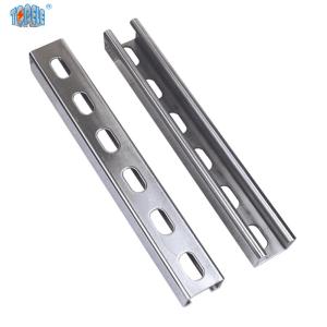 Hot DIP Galvanized Plain / Slotted Strut Channel Unistrut 41X41X2.5mm