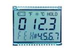 Custom 4 Digit 7 Segment Numeric Display TN Reflective LCD Display For Meter Pin