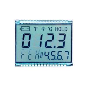 Seven Segment Lcd Screen Customized Size Lcd Display Module Reflective Lcd