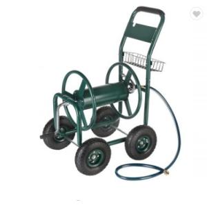 China High Capacity Industrial Hose Reel Cart Corrosion Proof Custom Garden Hose Reel On Wheels on sale