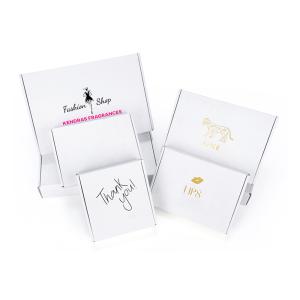 Custom Logo Matt Lamination White Craft Paper Folding Packaging Box
